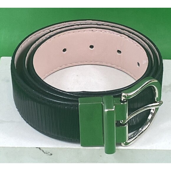 Unbranded Accessories - 38" Reversible Ribbed Belt Black or Pink